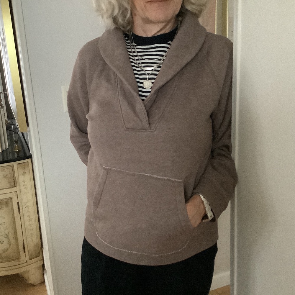 J Crew Women’s shawl neck sweat top